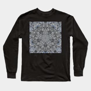 Glacier Ice kaleidoscope pattern Long Sleeve T-Shirt